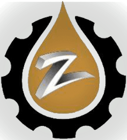 Emblema da ZasCar: gota de óleo com a letra Z dentro de uma engrenagem